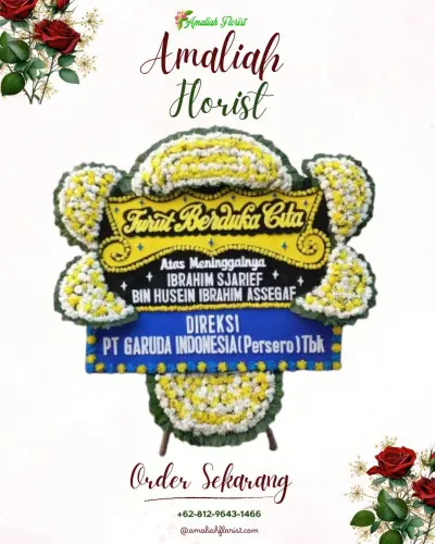 Papan Bunga Duka di Suwat
