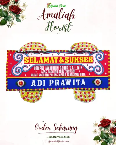 Karangan Bunga Ucapan Selamat di Suwat